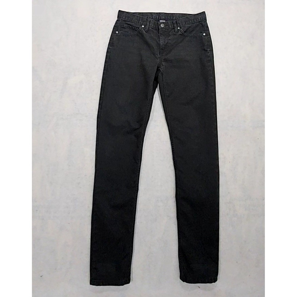 Patagonia Jeans Women 8 Pinyon Pines Straight Leg Dark Gray Hiking Mid Rise
